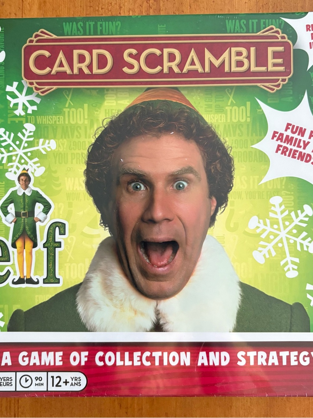 ELF Card Scramble Game, Sealed/Brand New in Box